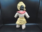old black mask face cloth doll